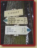 Popis: Rozcestí pod Vidhoštěm 